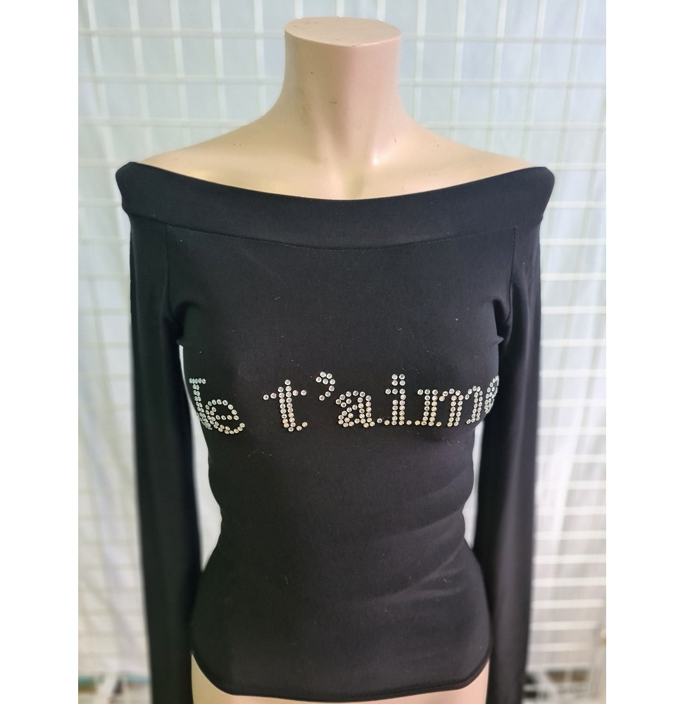 Maillot manches longues noir