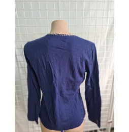 Maillot manches longues bleu