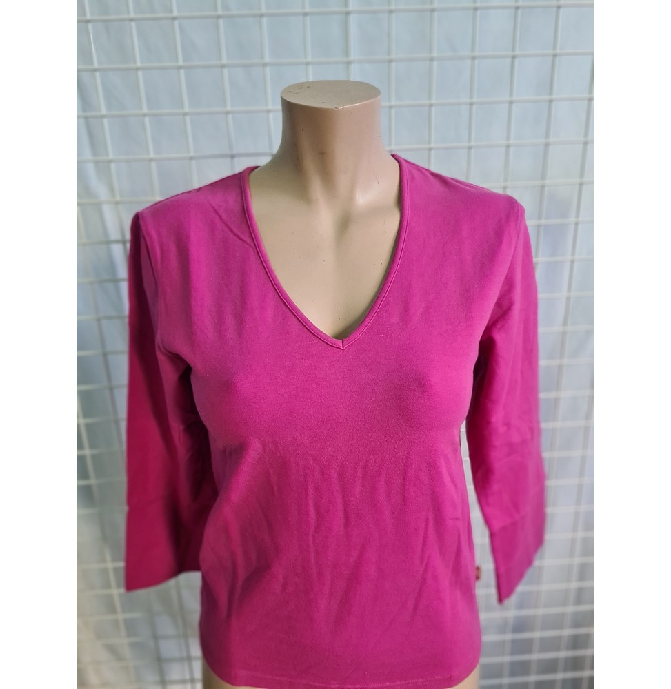 Maillot manches longues fushia