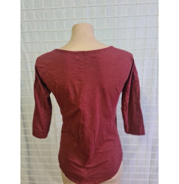 Maillot manches longues bordeaux