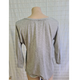 Maillot manches longues gris