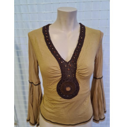 Maillot manches longues marron