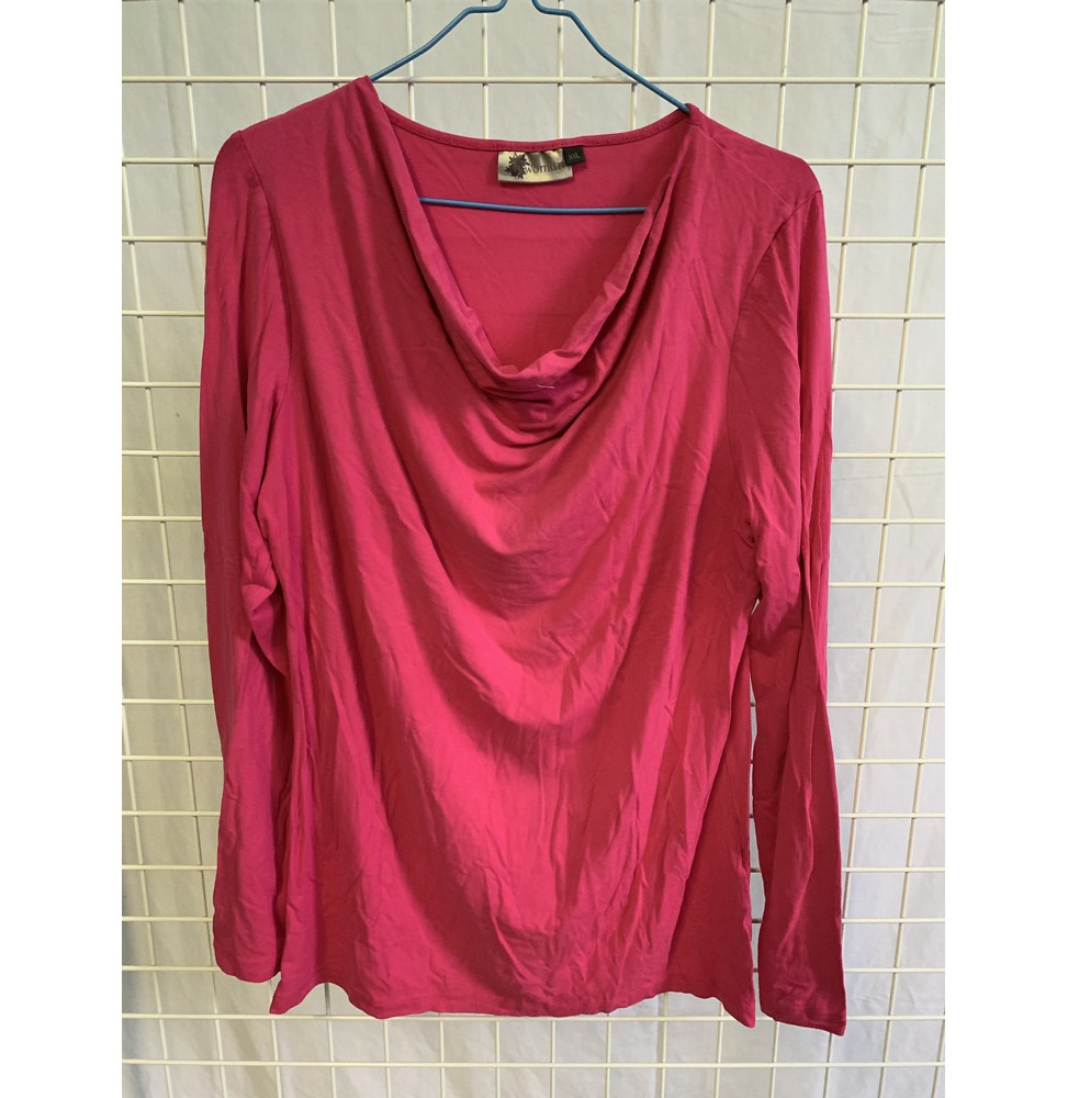 Maillot manches longues fuchsia