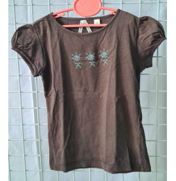 T-shirt marron