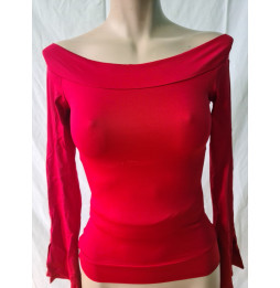 Maillot manches longues rouge