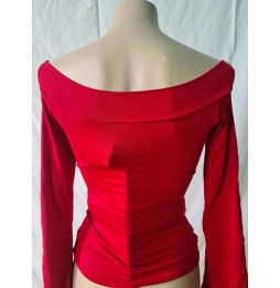 Maillot manches longues rouge