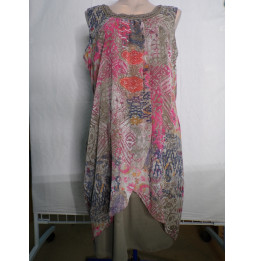 Robe multicolore