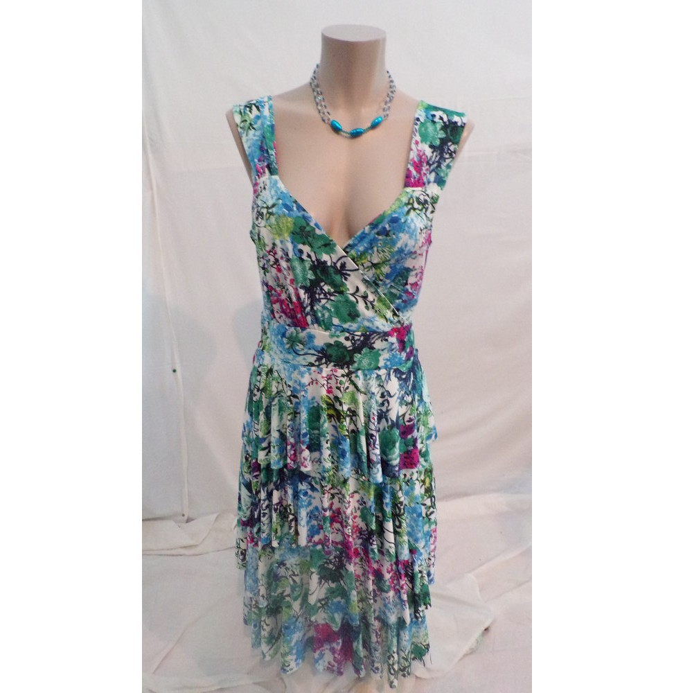 Robe multicolore