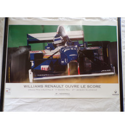 Poster F1 GP Australie 1996 - Hill Villeneuve