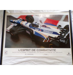 Poster F1 GP Canada 1996 - Hill Villeneuve Alesi