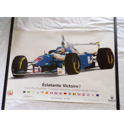 Poster F1 GP Autriche 1997 - Villeneuve Frentzen