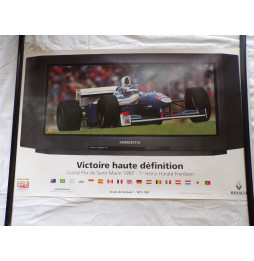 Poster F1 GP Saint-Marin 1997 - Frentzen