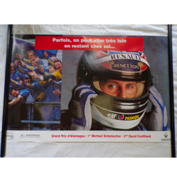 Poster F1 GP Allemagne 1995 - Schumacher Coulthard