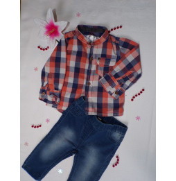 Ensemble chemise et jeans